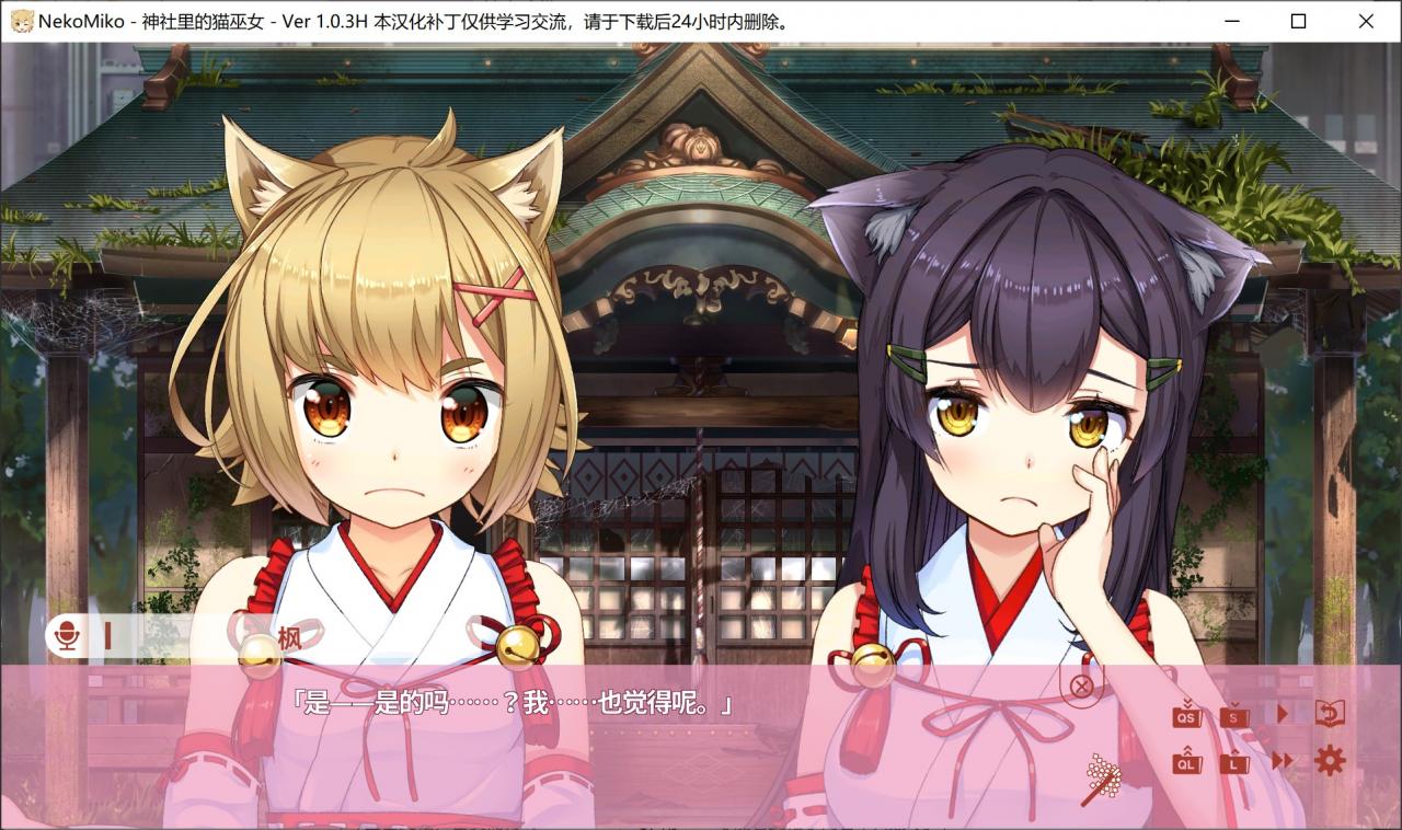 [qureate] ねこみこ / 神社里的猫巫女 无码汉化硬盘版[木云汉化组] Galgame 第2张