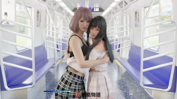 [互动SLG游戏]电车上的个性女孩 官方中文版[2.5G]