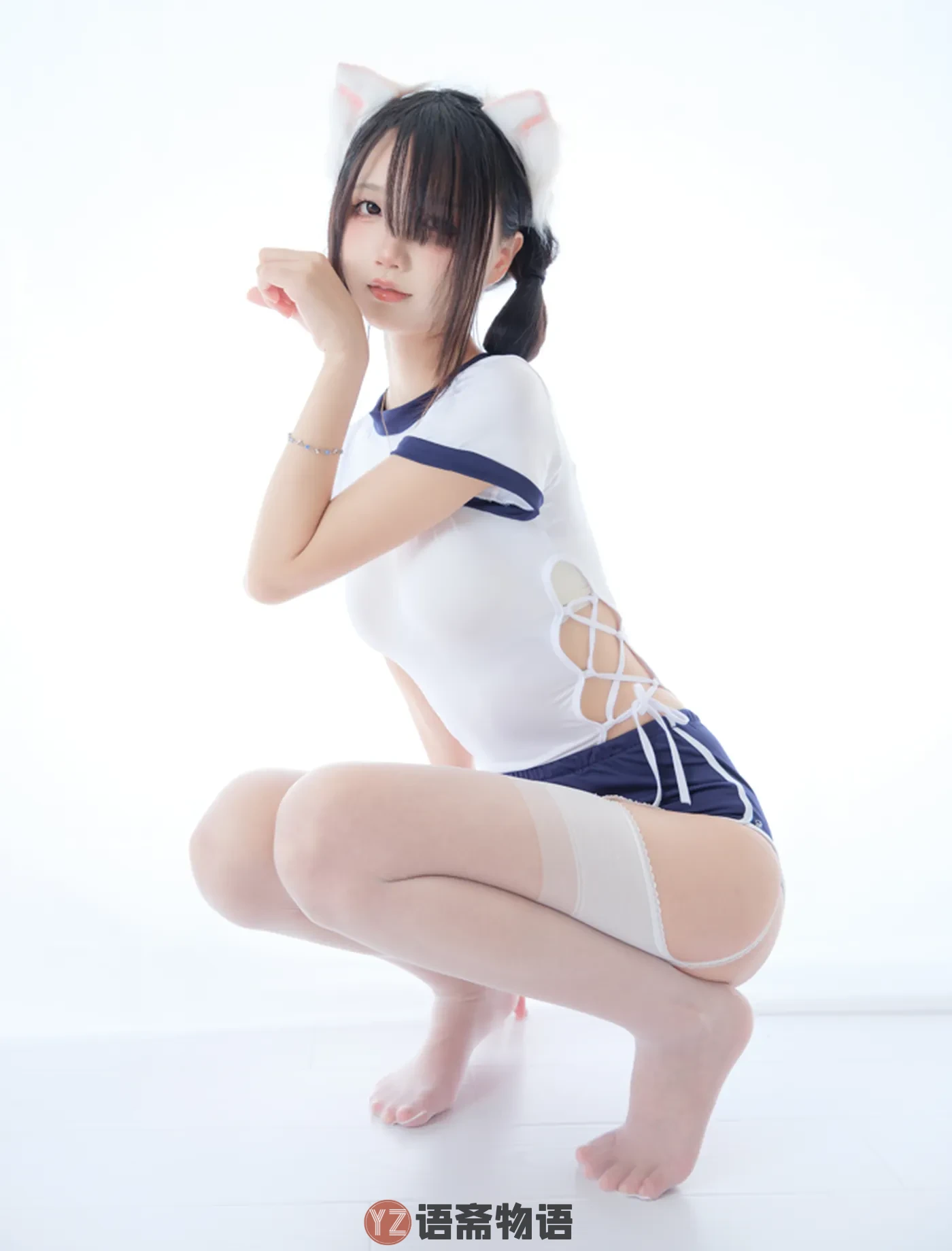 五更百鬼 – 舰长 体操服 猫耳 【25P152M】