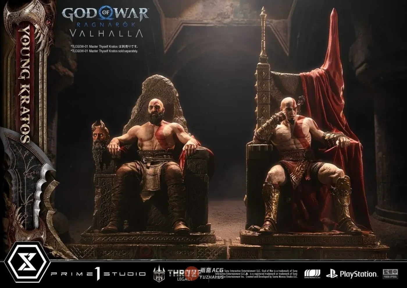 《战神：诸神黄昏》奎爷1：3逼真雕像发布