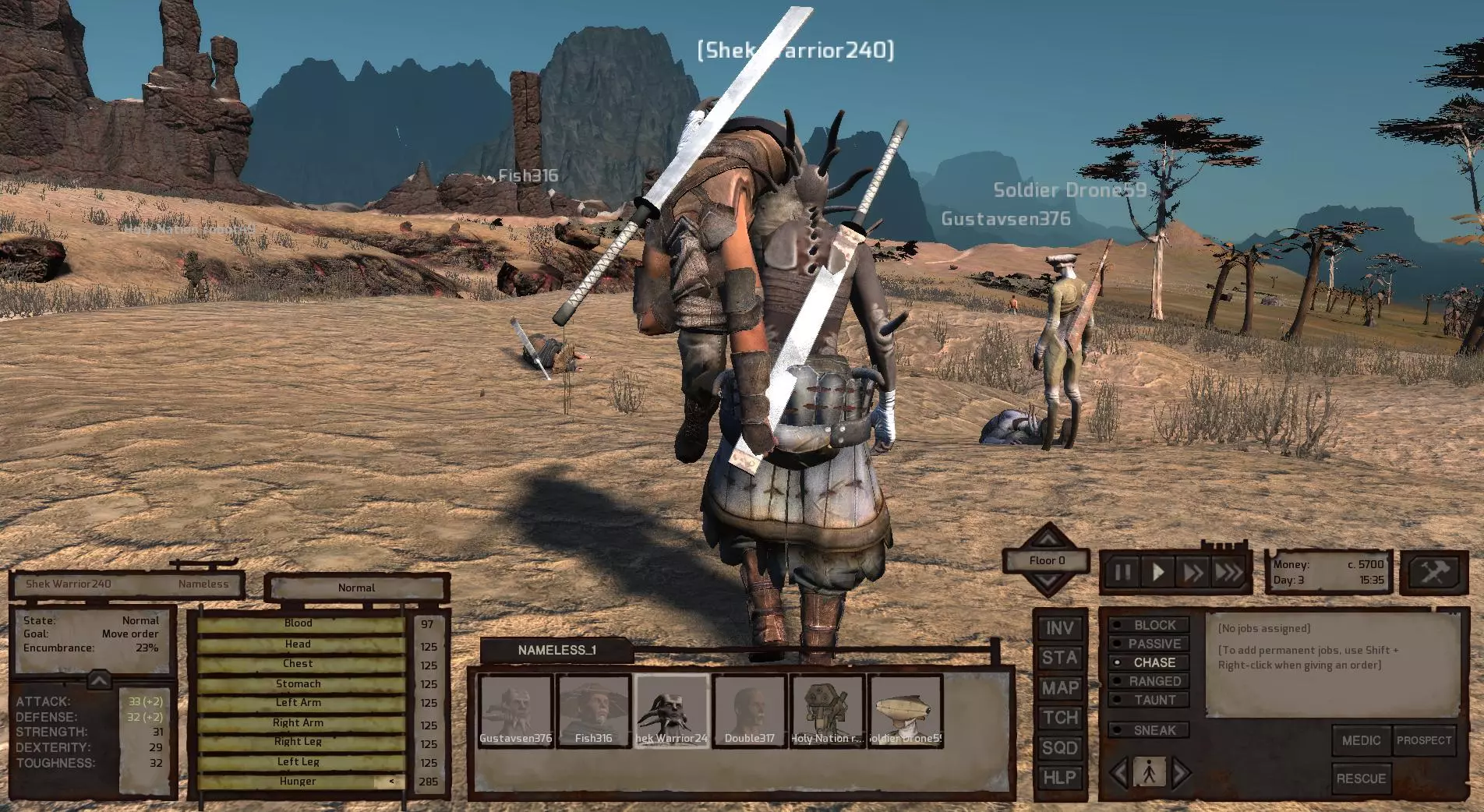 剑士 Kenshi 1.0.33 官方简体中文版 开放世界RPG 享受死亡的游戏